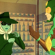 Ivy wearing a disguise so no one realizes she’s dating Kite Man.